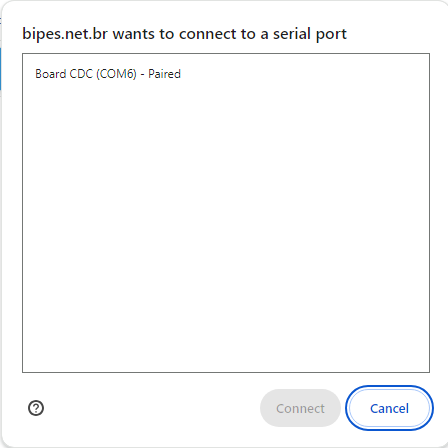 Selecting the Serial Port on the PC