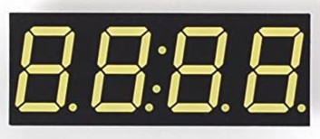 4 digit seven segment display