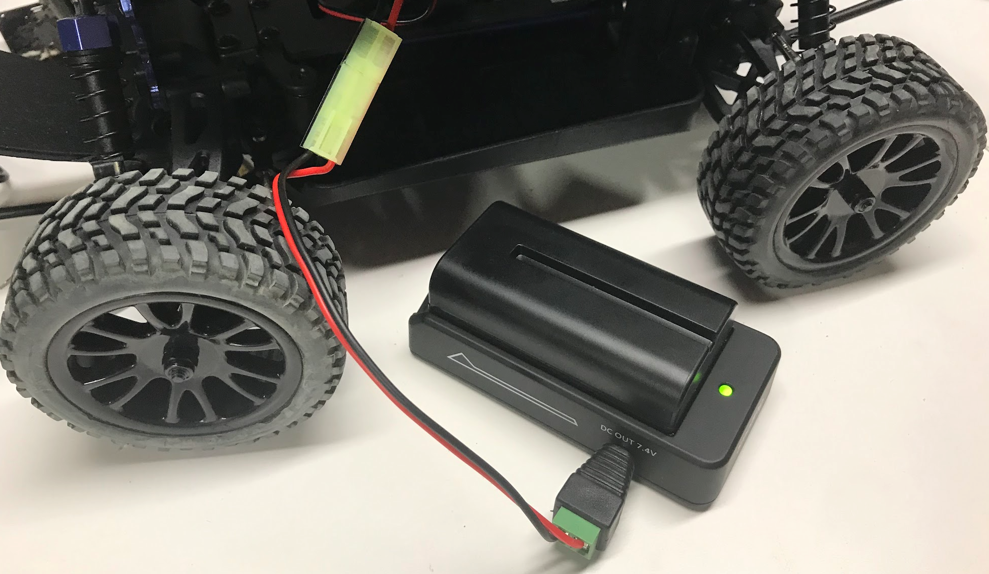 NP-F Battery on RC Car