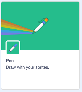 Adding the Pen Extension to Scratch